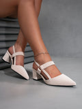 Sandales Slingback Talon Bloc — Élégance & Confort au Quotidien
